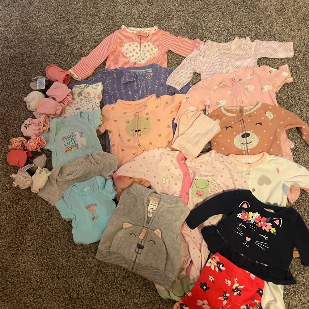 Newborn Baby Girl Lot